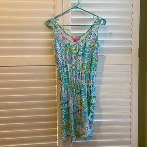 Lilly Pulitzer Front ruffle romper size xxs
